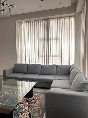 blue sofa