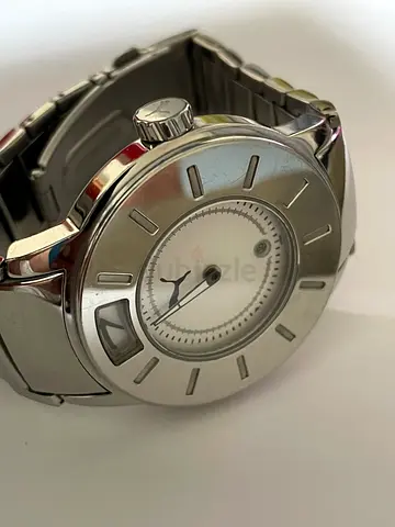 Puma Stainless Steel Mens Watch – Silver, Pre-owned
