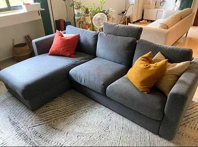 Selling top quality Ikea Vimle L Shape Sofa bed Dark gray Excellent Condition like new Condition