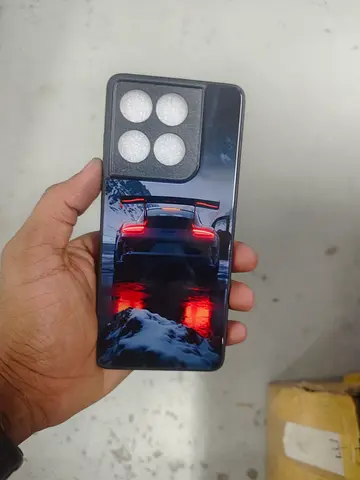 BRAND New Custom Car-themed back cover(Glass finishing) for MOTO EDGE 60 FUSION 5G , Not used