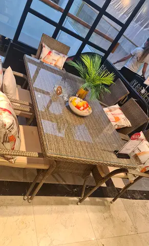 Garden table with 6 chairs