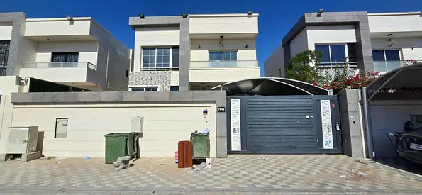 🏠 Villa for rent in Al Helio, Ajman, corner unit - 3 master bedrooms, majlis and living room