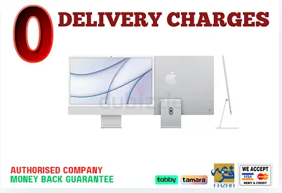 Apple iMac M1 24 - 16/512GB - 4 Port - Silver- 1 Year Warranty
