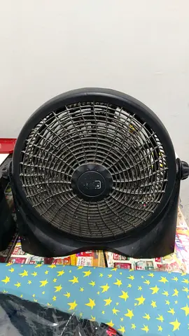 Used Portable Floor Fan - Adjustable, Good Working Condition