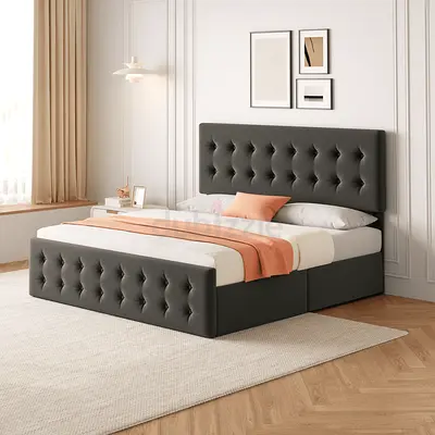 Brand New Queen Size Fully Custom Made Bedframe - UAE Sharjah Manufactured