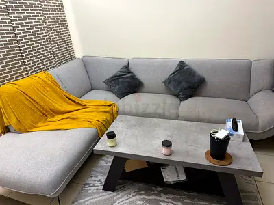 Sofa and table