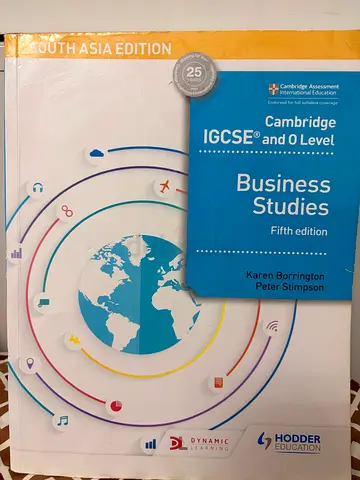 Cambridge IGCSE and O Level Business Studies Fifth Edition Textbook