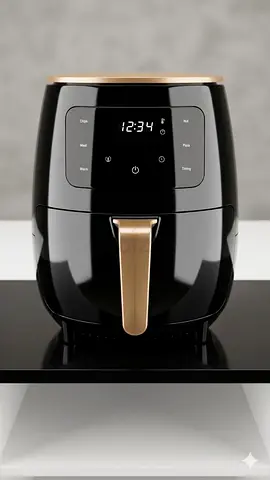 Digital Air Fryer - 3.5L (Black Gold) - Good Condition