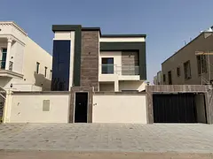 🏡 Luxury villa in Al Yasmin, Ajman | 3 bedrooms + Majlis + 2 living rooms + Maid's room | Rea