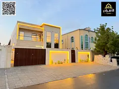 Luxury villa for sale with a large built-up area, opposite the mosque and close to schools and servi