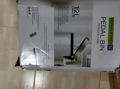 Royalford 12L Stainless Steel Pedal Bin - New in Box