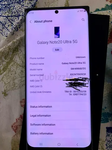 Samsung Galaxy Note 20 ultra 5G