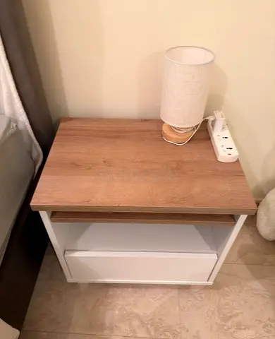 Bedside Table with Removable Tray