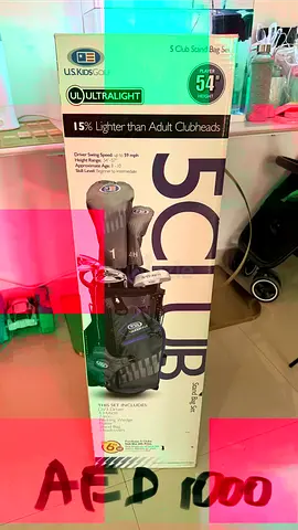 US Kids Golf 5-Club Ultralight Stand Bag Set (54) - Like New