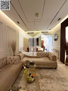 ✨ A golden opportunity for living and investment in the heart of Ajman: a furnished beachfront apa