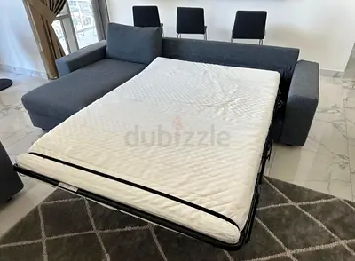 Ikea vimle L shape sofa bed with mattress