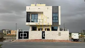 Villa in Al Yasmin, two floors and a roof, price includes registration and ownership fees, air condi