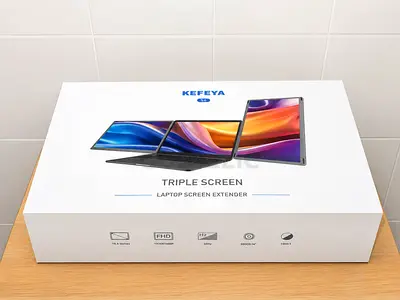 KEFEYA S6 15.6” Triple Screen Laptop Extender – Like New
