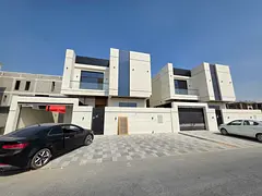 For sale in Al Bahia, a deluxe villa consisting of 5 rooms, a majlis, a living room, a kitchen, a ma