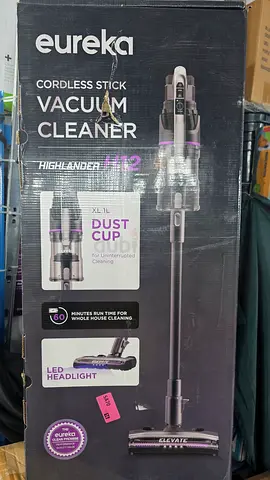 Eureka Cordless Stick Vacuum Cleaner (Highlander H12) - 60 min Run Time