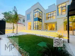 Luxury villa for sale with a large built-up area, opposite the mosque and close to schools and servi