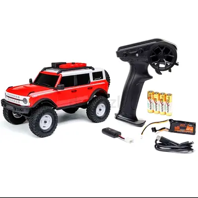 Axial 1/24 SCX24 Ford Bronco Heritage Edition 4X4 RTR Brushed Rock Crawler Red