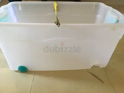 plastic storage bucket
