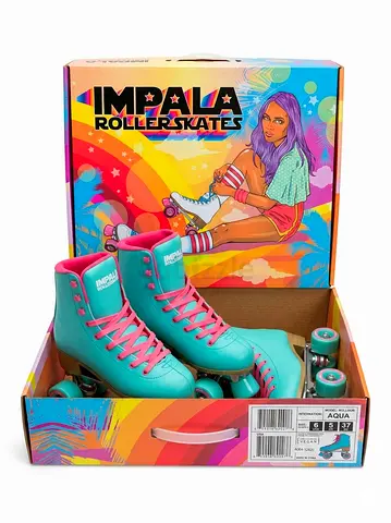 Impala Roller Skates Aqua Women Size 6