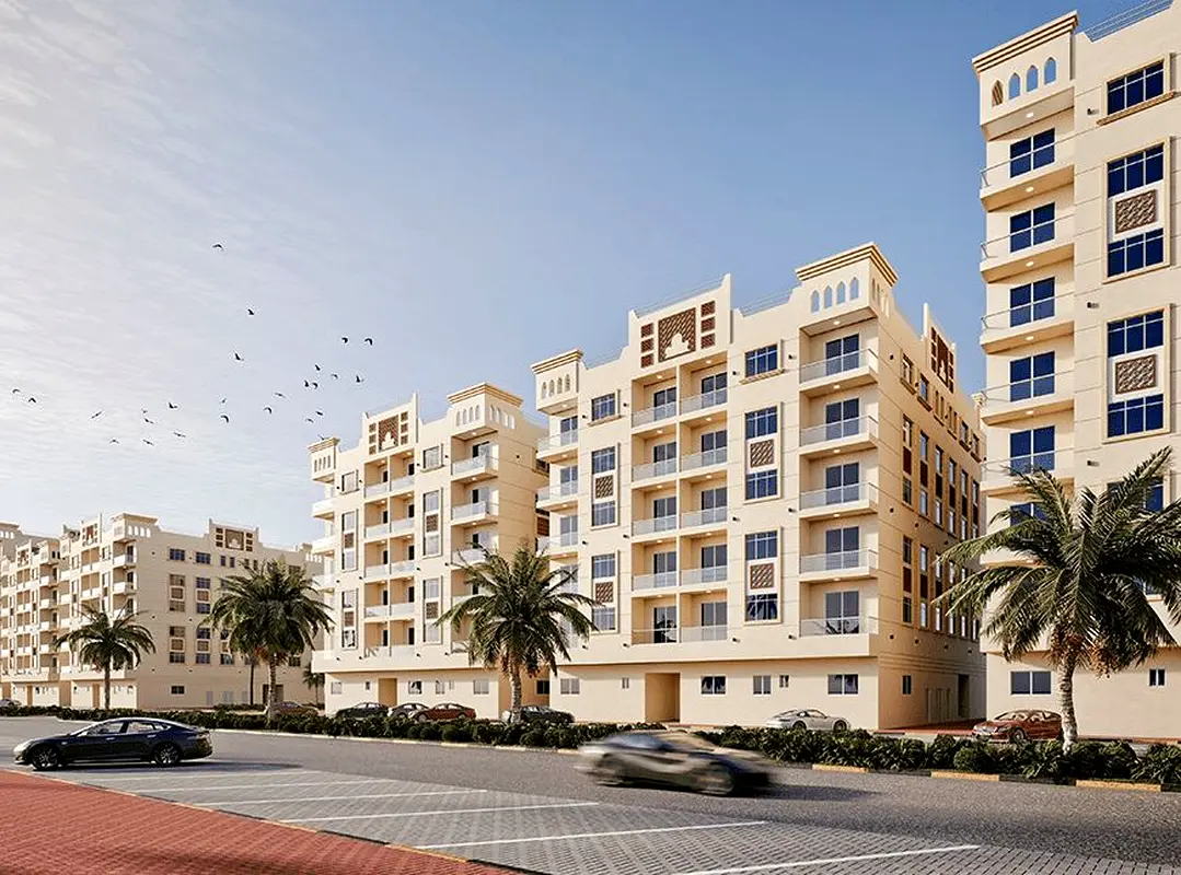🏢 شقة للبيع عجمان الياسمين قرية الأميرة غرفتين وصالة 1375 قدم جاهزة استلام تقسيط مباشر بسعر 661000 درهم