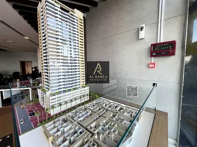 Pay only a down payment of AED 45,000 and own a first-occupancy 1-bedroom apartment with a living r