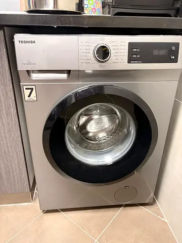 Toshiba Front Load Washing Machine - 7kg, Silver