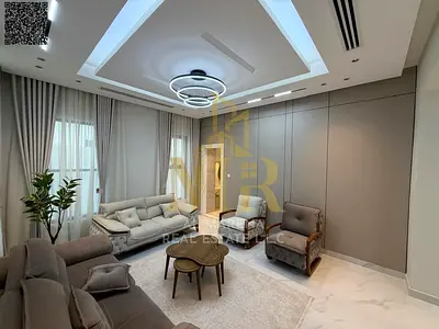 فيلا مفروشة بسعر شامل رسوم التسجيل والتمليك على الشارع الرئيسي جاهزة للسكن في أرقي مناطق عجمان تملك حر لجميع الجنسيات..