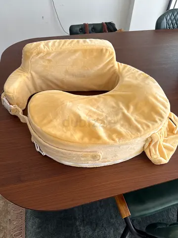 Beige Nursing / Feeding Pillow with Back Support (lightly used)
