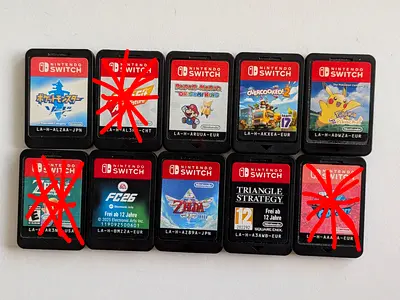 Lot of 11 Nintendo Switch Game Cartridges – Various Titles (Zelda, Mario, Pokémon, Ring Fit etc.)