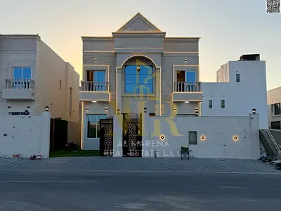 Villa in Al Yasmin with a swimming pool, two floors and a roof, at a price that includes registration and ownership fees. Own your dream villa and inv