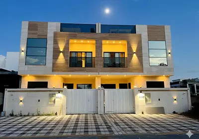 🏠 Villa for rent in Al Helio 2, Ajman, corner unit - 5 master bedrooms, majlis and living room - registration fees included - freehold ownership for