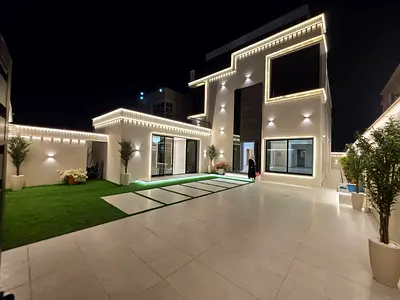 🏡 للبيع فيلا بالروضة 3 مساحة 5000 قدم² أرضي وأول وروف 7 غرف ماستر