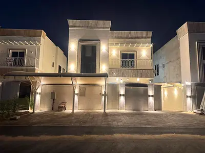 🏡 فيلا للبيع في الزاهية | 5 غرف ماستر + مجلس وصالة وغرفة خادمة | شامل كهرباء وماء ومكيفات | 1,800,000 درهم