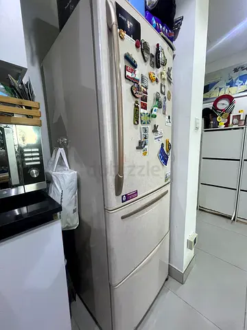 Used Three-Door Mitsubishi Refrigerator - Good Working Condition