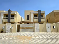 Villa for rent in Al Yasmin, 3 master bedrooms, living room, majlis, large yard with maid's room