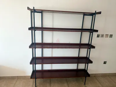 Wooden shelves stand
