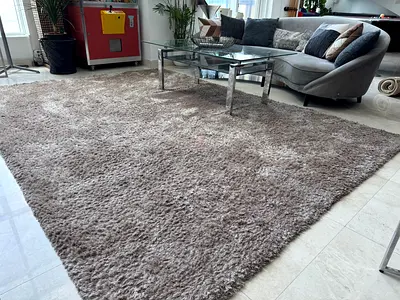 Huge Luxurious soft and fluffy area rug, 335x240cm