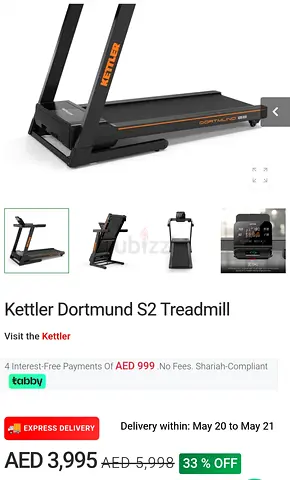 Fittmind 92 Folding Treadmill - Good Condition
