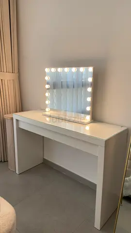 Hollywood Vanity Mirror  IKEA Desk