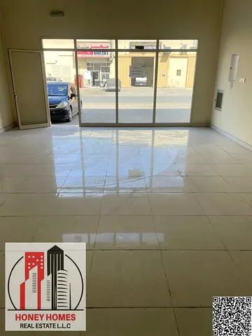 BIG SIZE SHOP WITH FULL HEIGHT AVAILABLE FOR RENT IN AL JURF INDUSTRIAL AREA 3