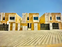 For rent in Al Zahia area: a villa with 3 master bedrooms, a living room, and a maid's room.