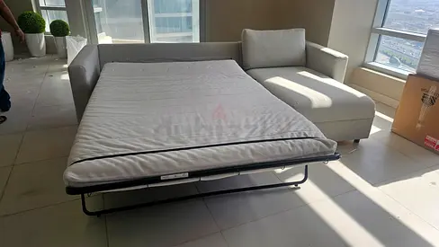 Brand New Condition ikea vimle L shape sofa bed with mattress