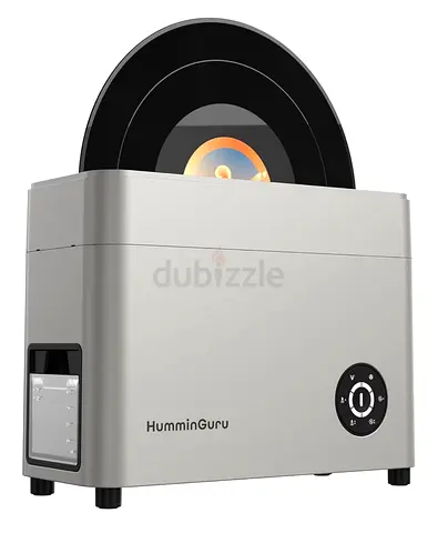 HumminGuru Automatic Vinyl Record Cleaner - Compact Model