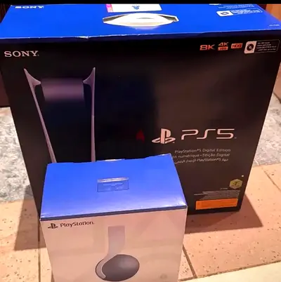 PlayStation 5 Digital Console + PULSE 3D Wireless Headset - UAE Version New sealed price as written