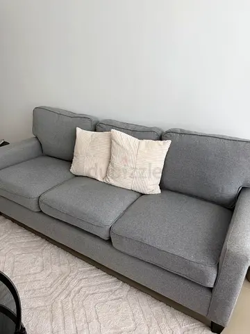 Gray 3-Seater Sofa and 2-seater Sofa, Good Condition